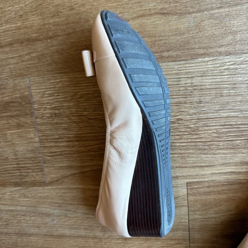 NWOT Cole Haan Women's “Emory” Wedge Ballet Flats in Nude Patent - Picture 2 of 5